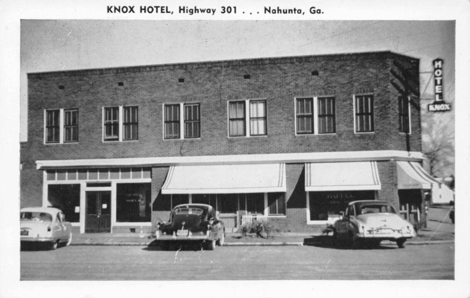 Nahunta Ga Knox Hotel Highway 301 Circa 1950s Georgia GA36