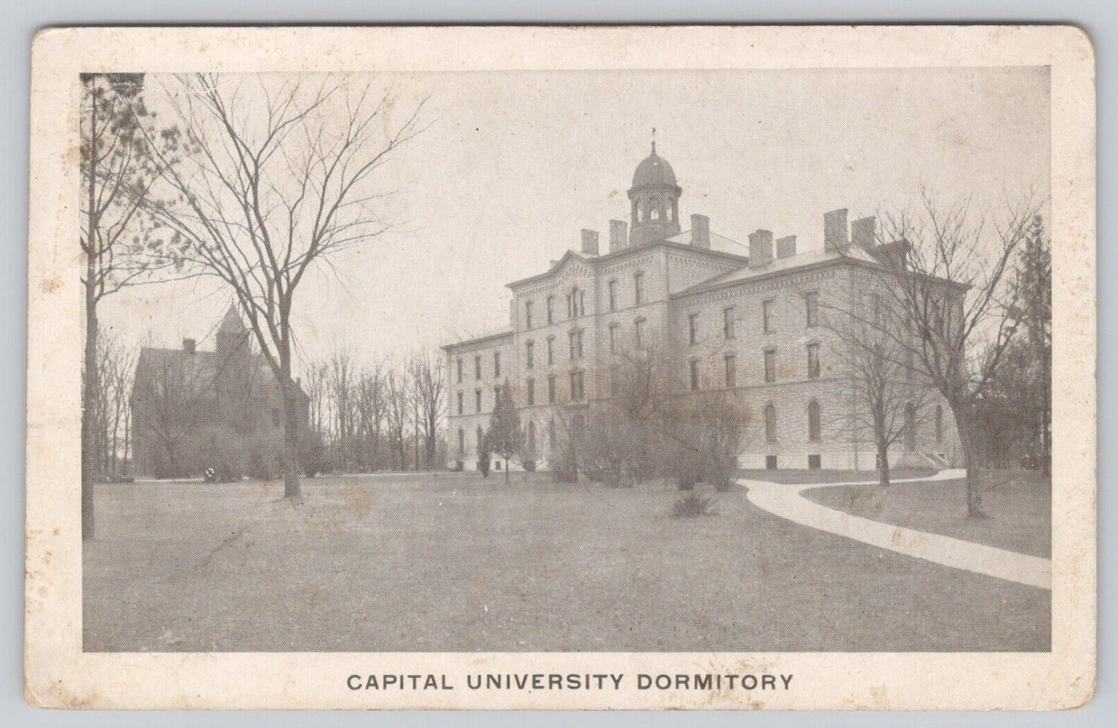 Postcard  Capital University Dormitory Ohio c1900s *a5