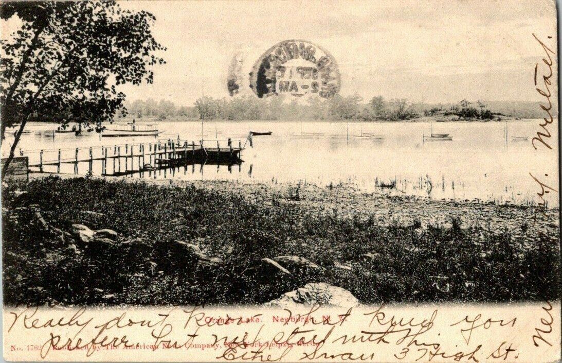 1905. NEWBURGH, NY. ORANGE LAKE. POSTCARD CK21