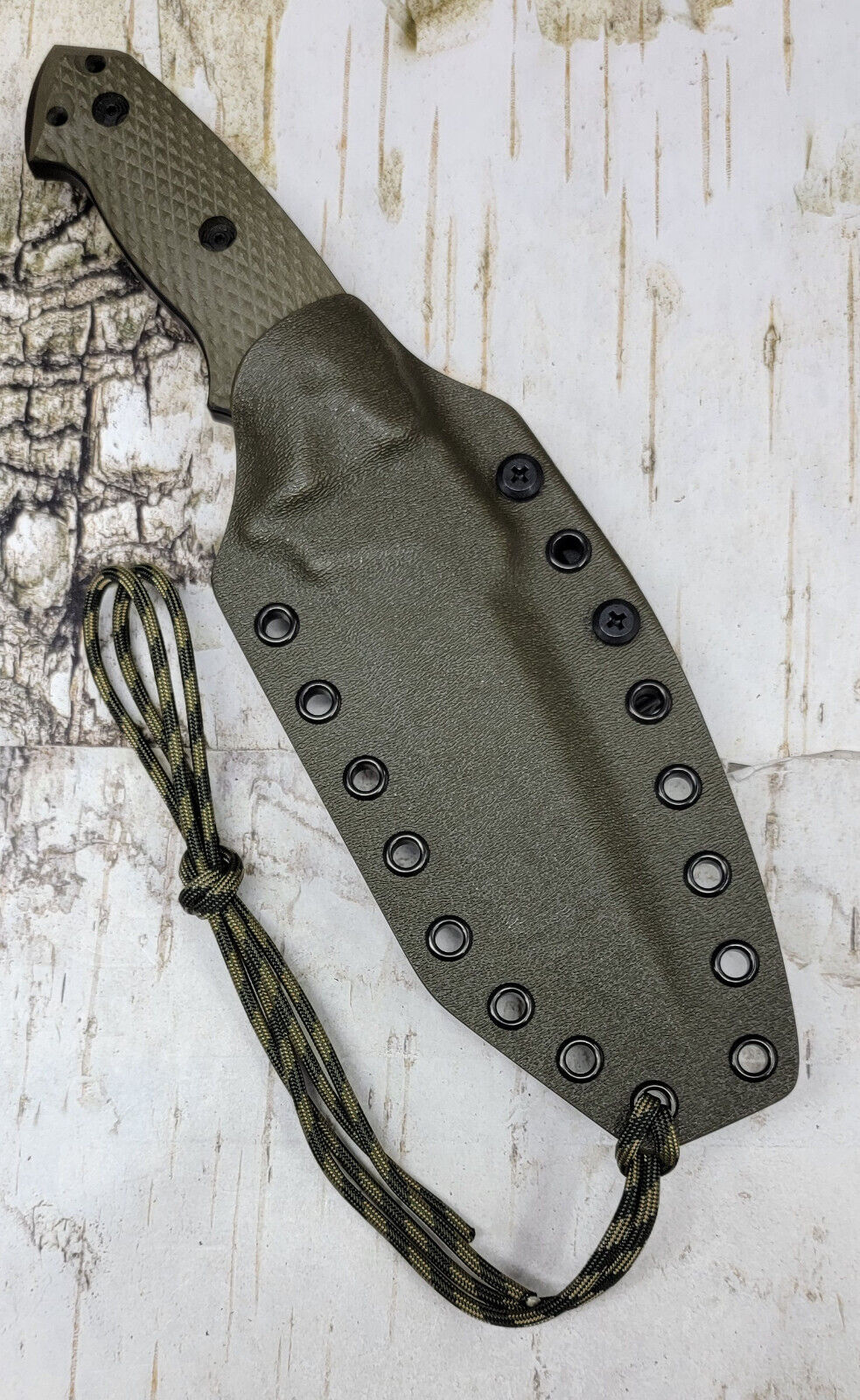 KYDEX SHEATH  with T-CLIP for HOGUE EX-F01 TANTO KNIFE,  HAND MADE, HOKY114