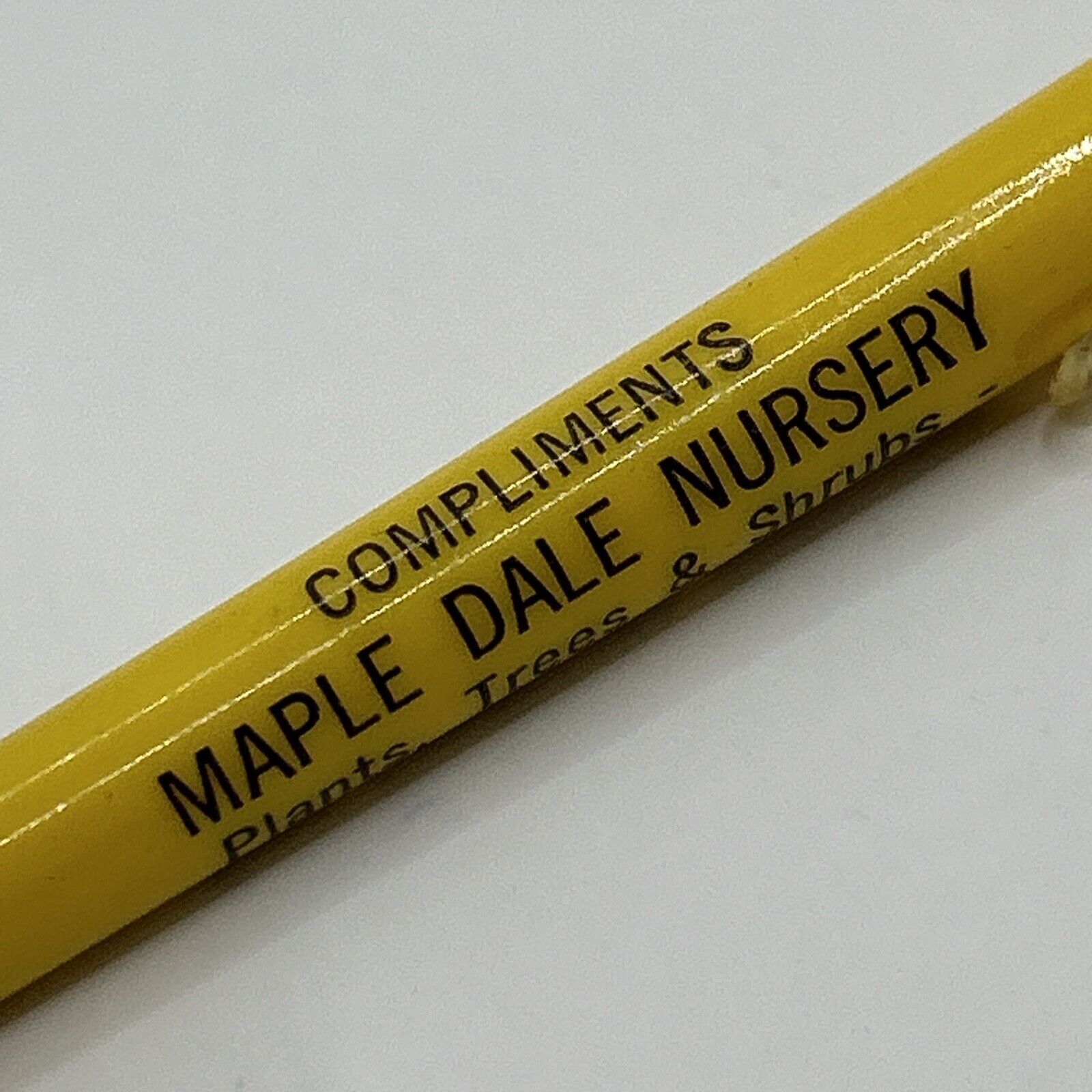 VTG Ballpoint Pen Maple Dale Nursery Jackson Michigan