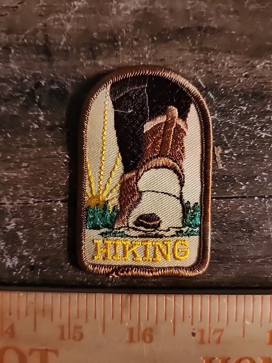 Vintage Hiking Boy Scouts Patch 