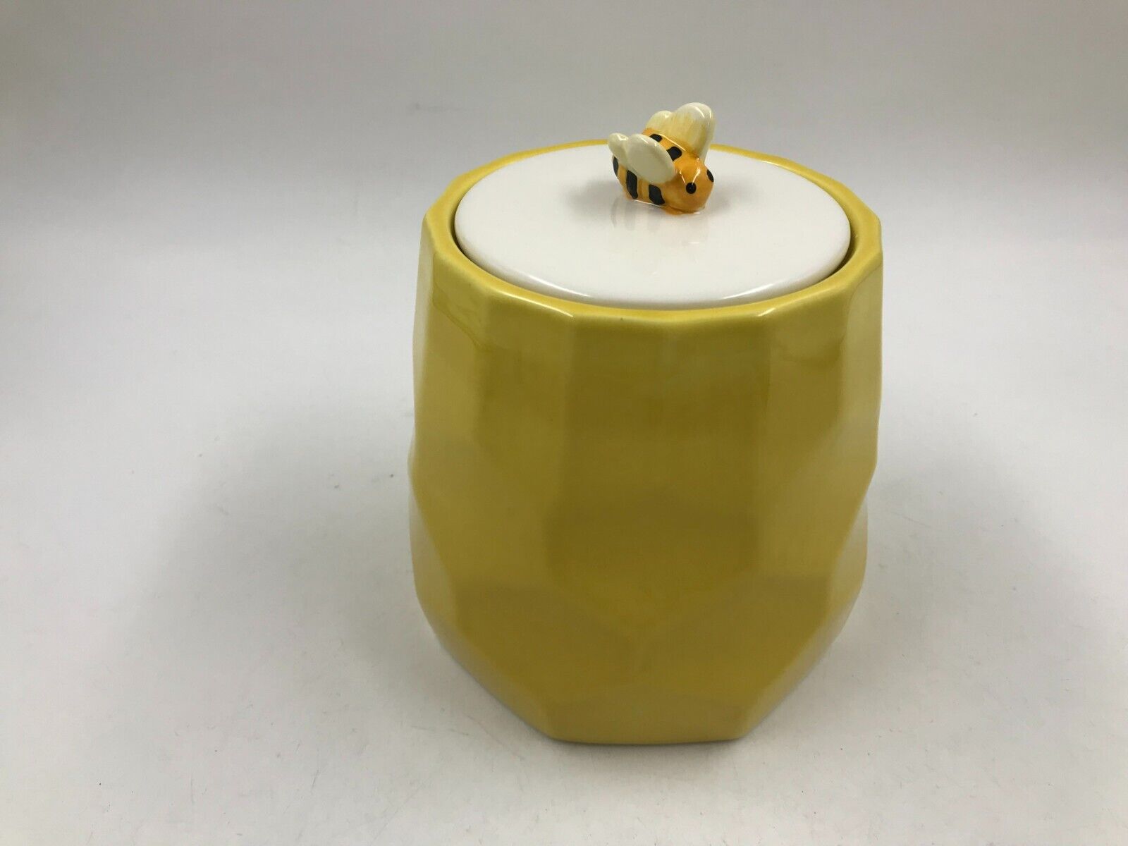 Place & Time Ceramic 7in Honey Bee Canister CC02B06027