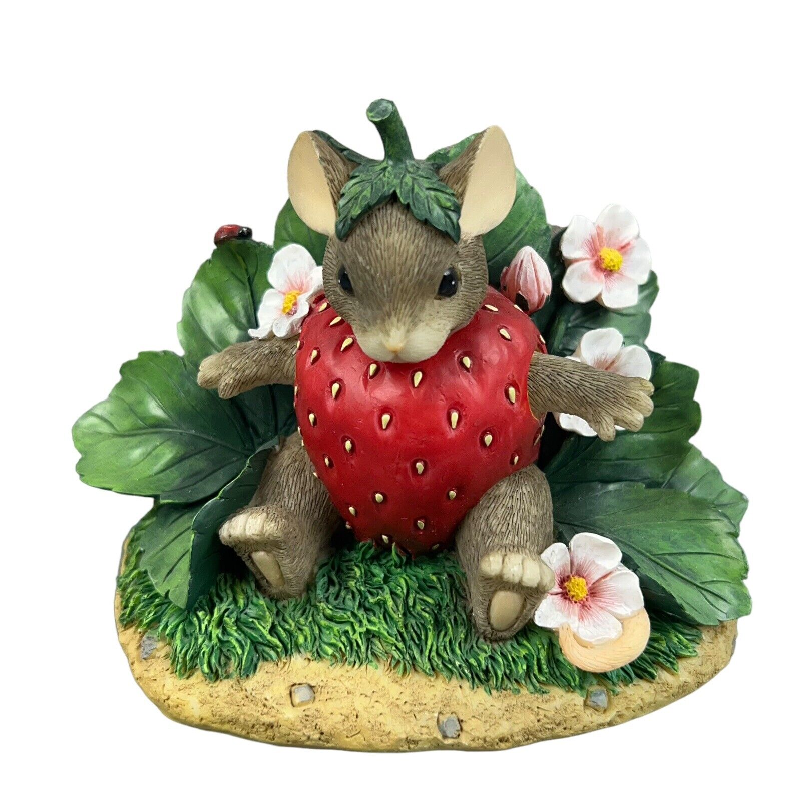 Charming Tails You\'re Berry Special 89/122  Limited Edition Fitz And Floyd Mouse