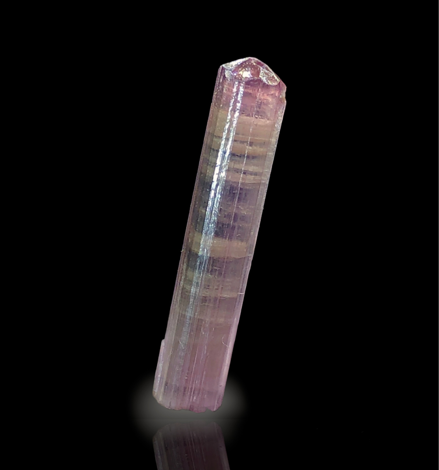 5.60 Cts Stunning Layers Of Tourmaline Crystal, Bi Color Tourmaline @Afghanistan