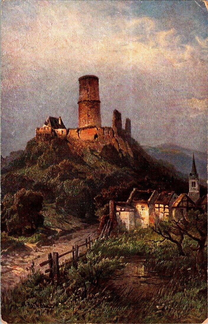 Vintage postcard -  GERMANY DIE GODESBURG CASTLE 13TH CENTURY unposted
