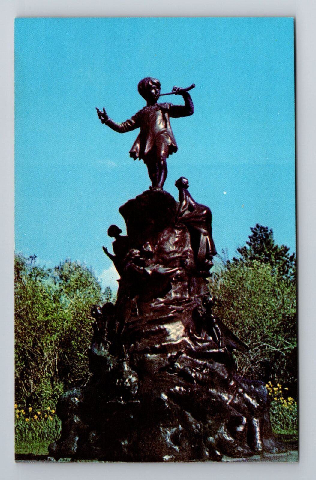 St John-Newfoundland, Peter Pan In Bowring Park, Antique, Vintage Postcard