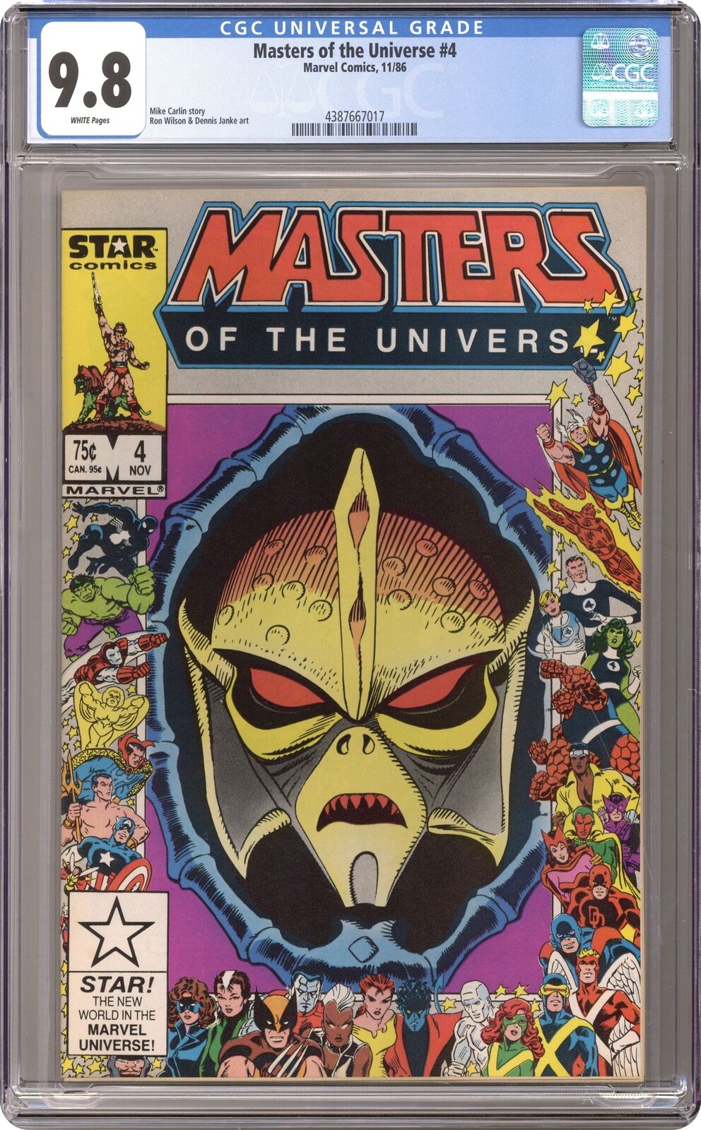 Masters of the Universe #4 CGC 9.8 1986 4387667017