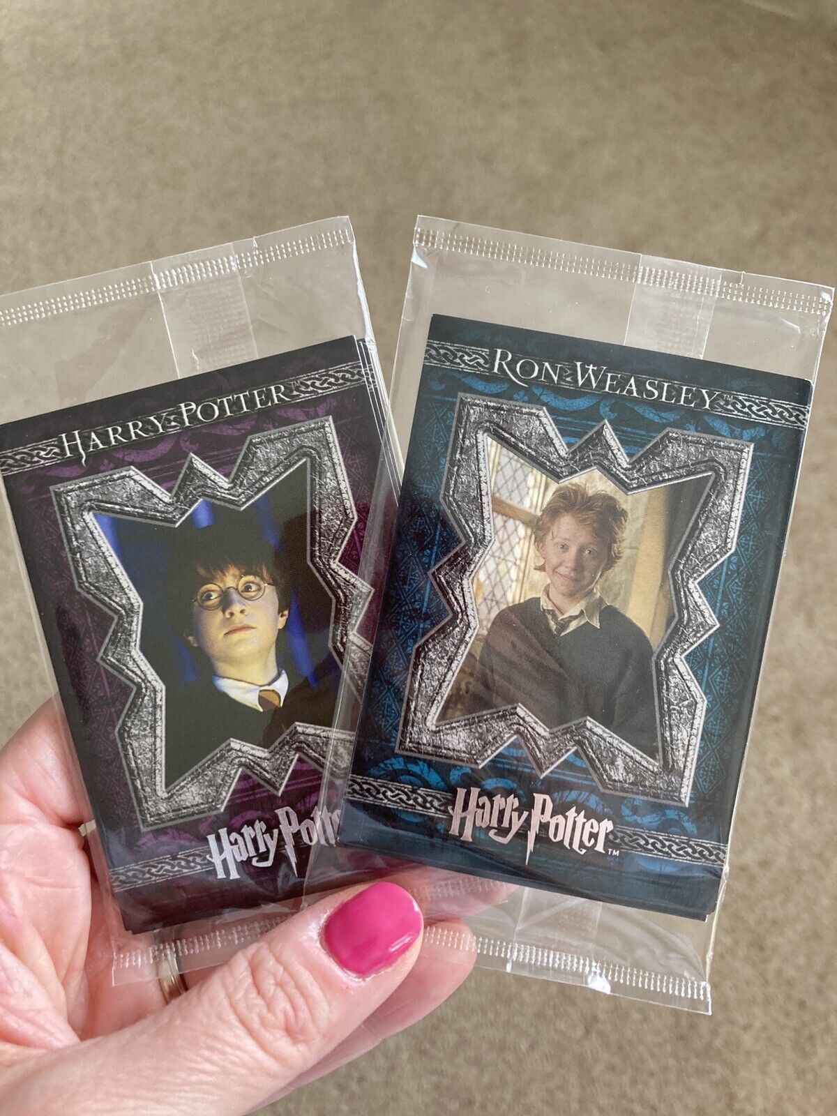 Harry Potter Limited Edition - Two CARD Packs SEALED - 8 Cards Total 2005 ARTBOX