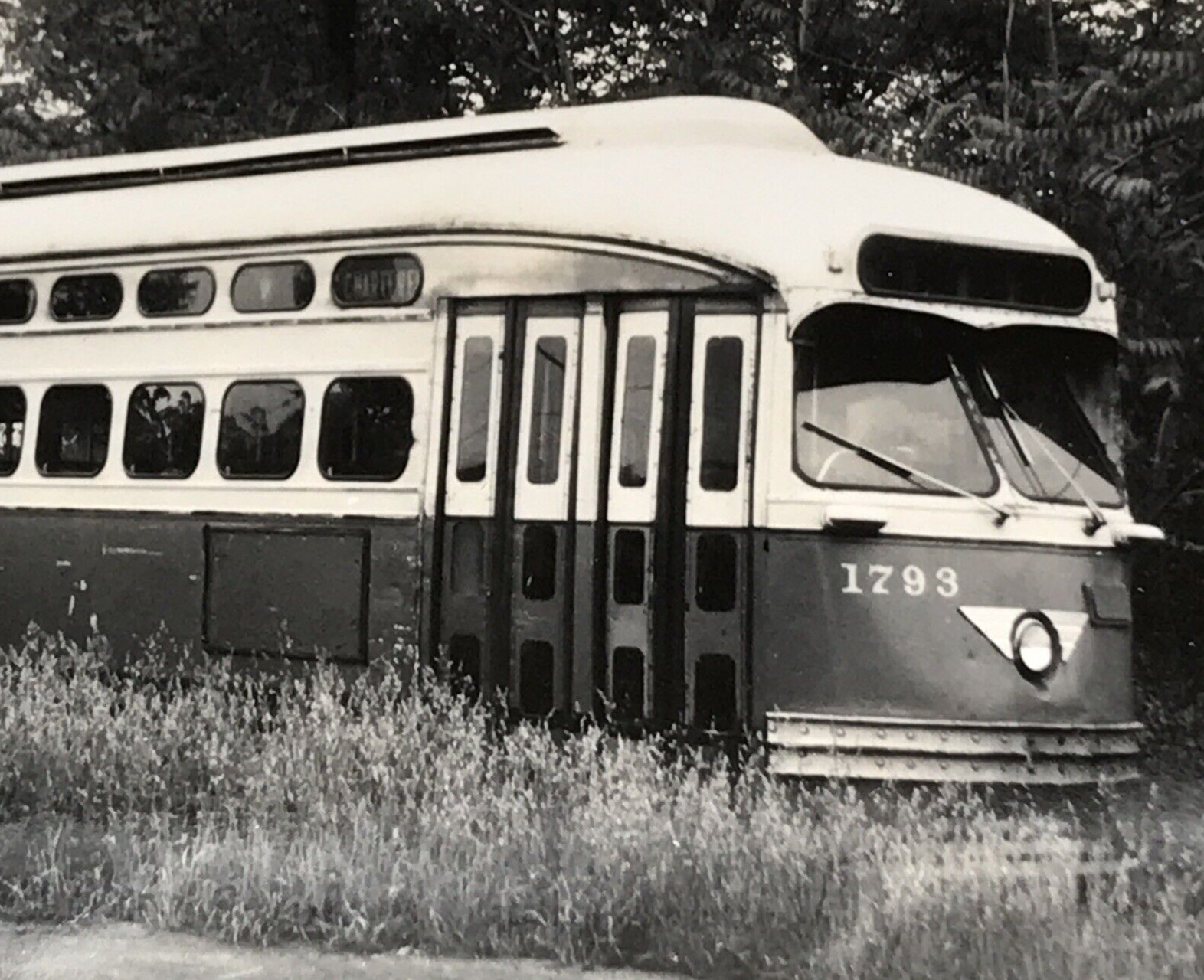 Port Authority Pittsburgh Railways PAAC PRT #1793 PCC Streetcar Trolley Photo