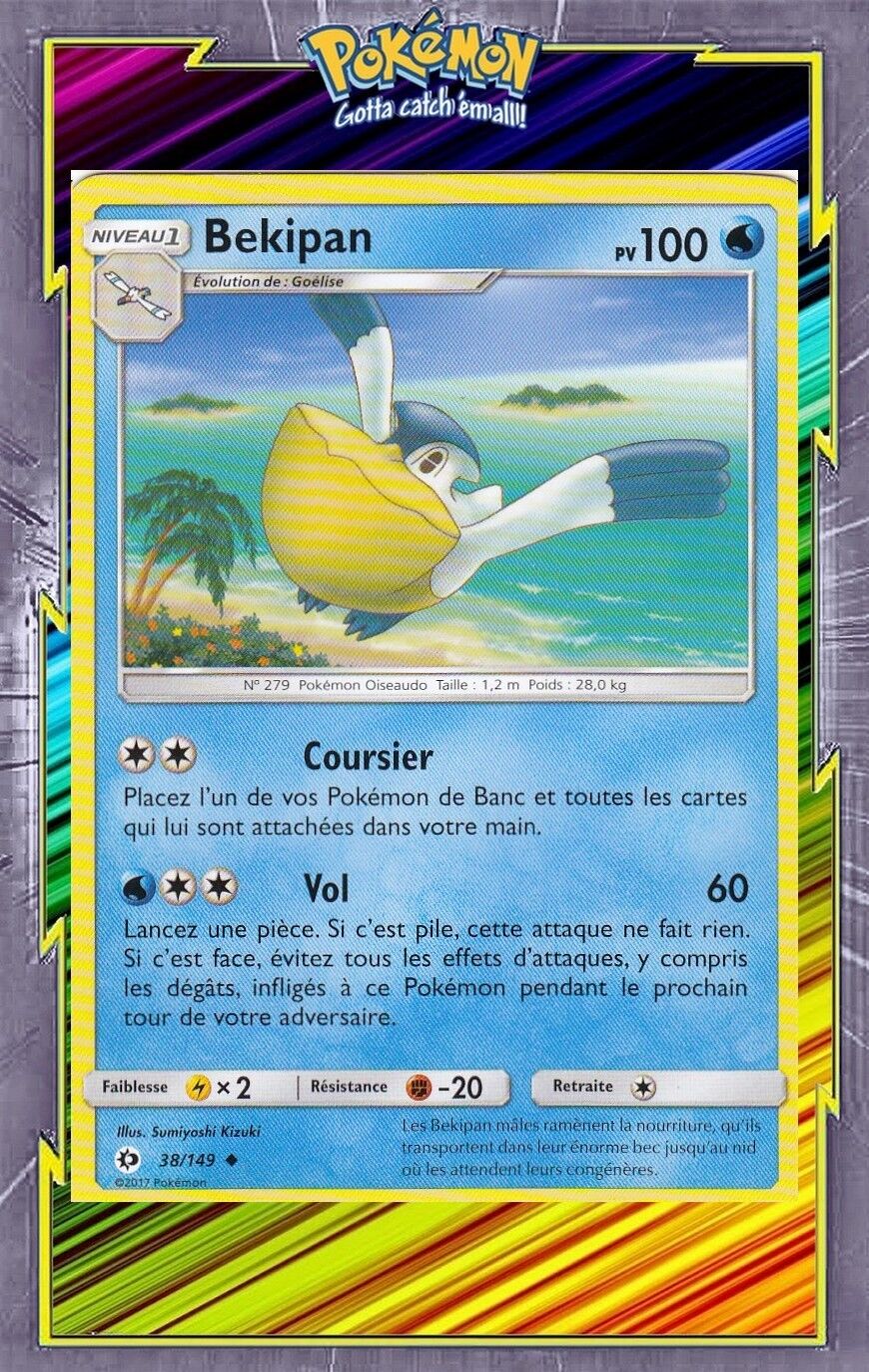 Bekipan - SL1:Sun and Moon - 38/149 - New French Pokemon Card