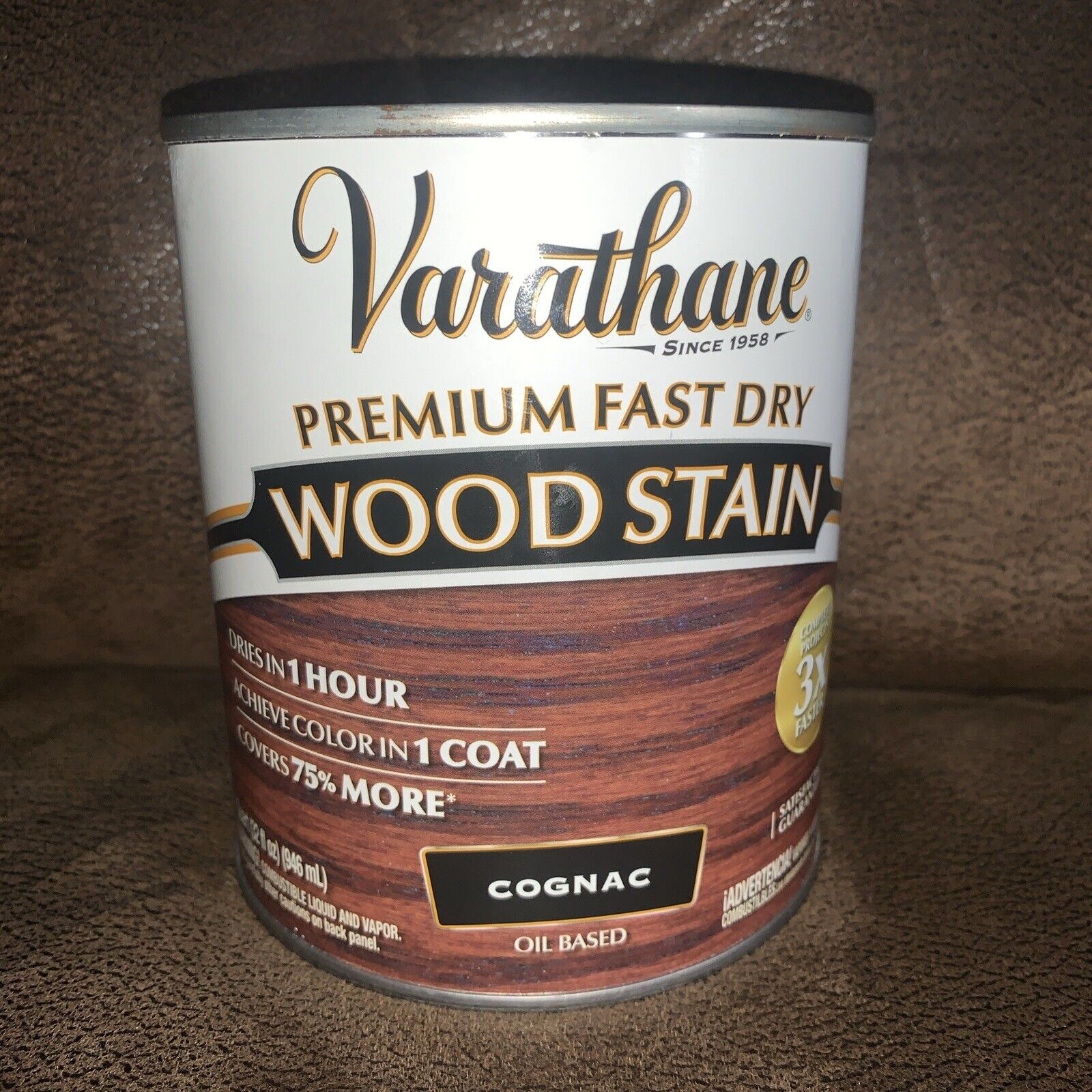 Varathane 262033 Golden Mahogany Fast Premium Dry Wood Stain 1/2 Pint 8oz Can