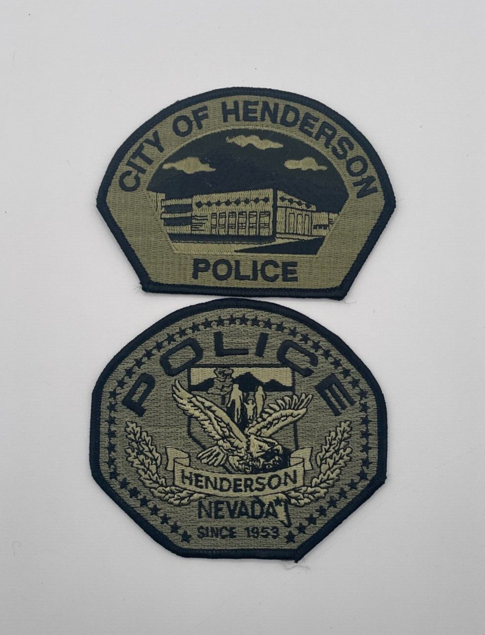 Henderson Nevada Police Shoulder Patch Subdued Swat Embroidery