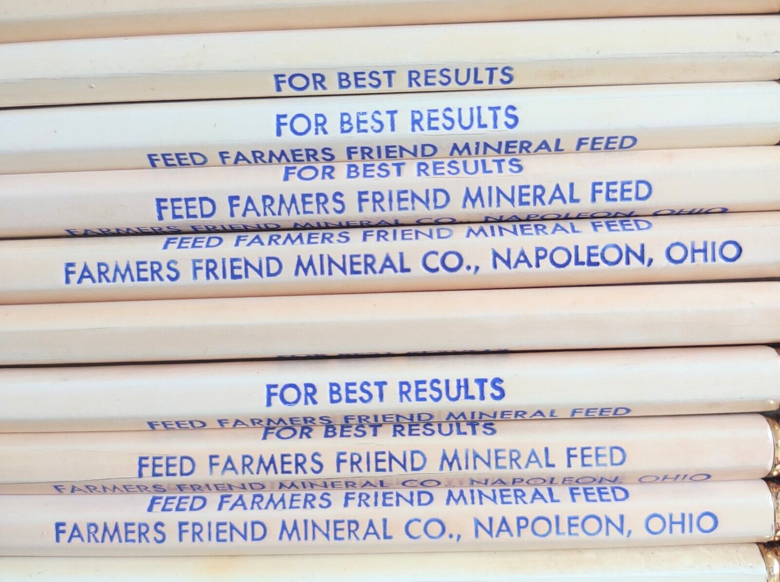 Vintage Farmers Friend Mineral Co., Napoleon, OH, Pencil One (1) Circa 1950's