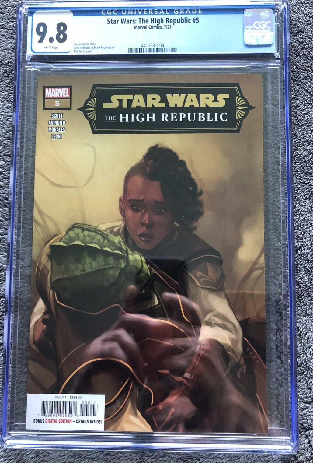 Star Wars: The High Republic #5 CGC 9.8 - 1st Vernestra Rwoh - The Acolyte