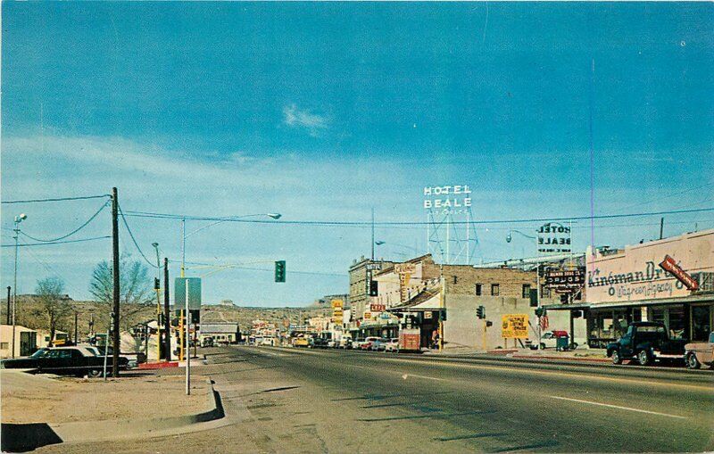 Kingman Arizona Route 66 Postcard Automobiles Porter Arizona Pictures 21-10550