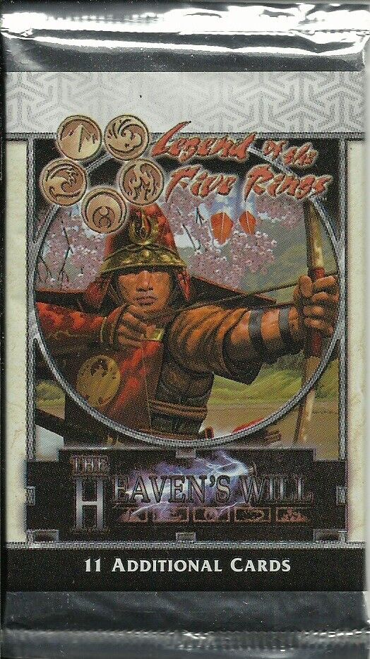 LEGEND OF THE FIVE RINGS (L5R) CCG - THE HEAVEN\'S WILL BOOSTER