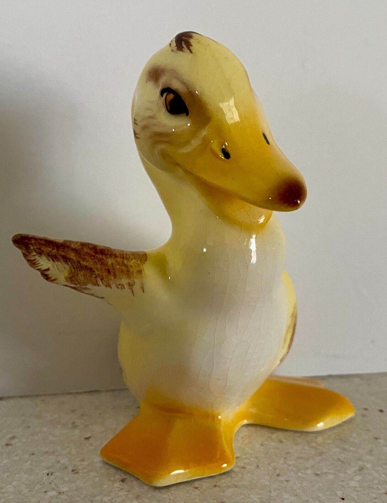 Vintage Brad Keeler Pottery Ware Duck Duckling Figurine USA Mid Century Modern