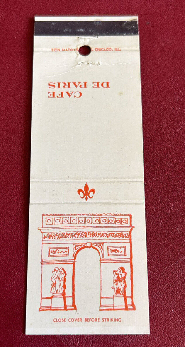 Matchbook Cover Barney’s Market Club Chicago Illinois