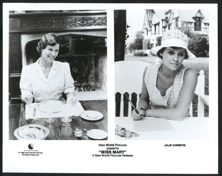 MISS MARY-8X10 B&W PHOTO-JULIE CHRISTIE AS GOVERNESS FN