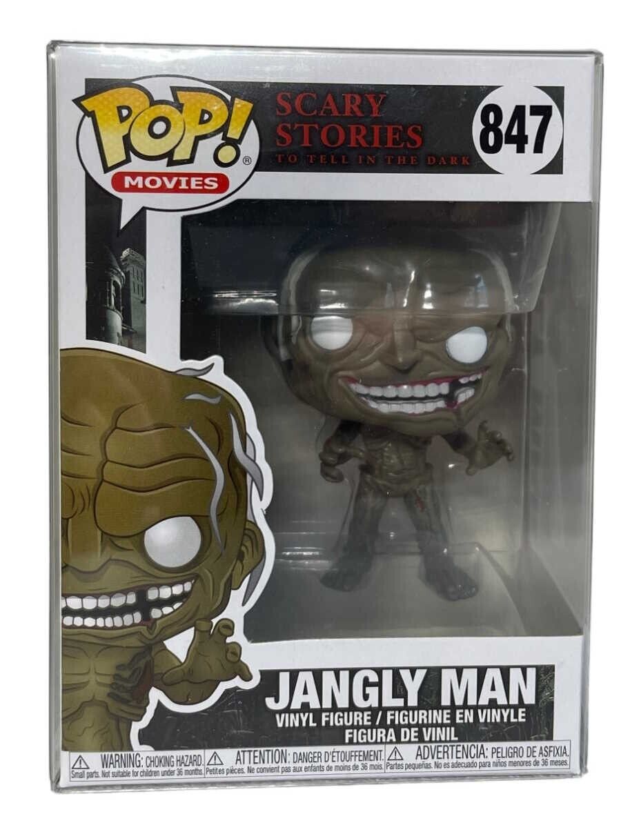 2019 FUNKO POP MOVIES Scary Stories 847 JANGLY MAN Vinyl Figure +PROTECTOR
