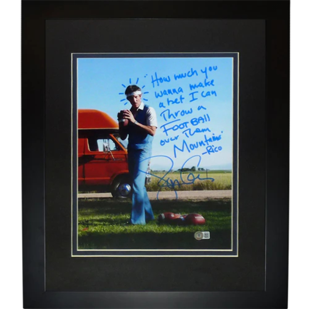 Jon Gries Uncle Rico Autographed Napoleon Dynamite Deluxe Framed 11x14 Photo w/