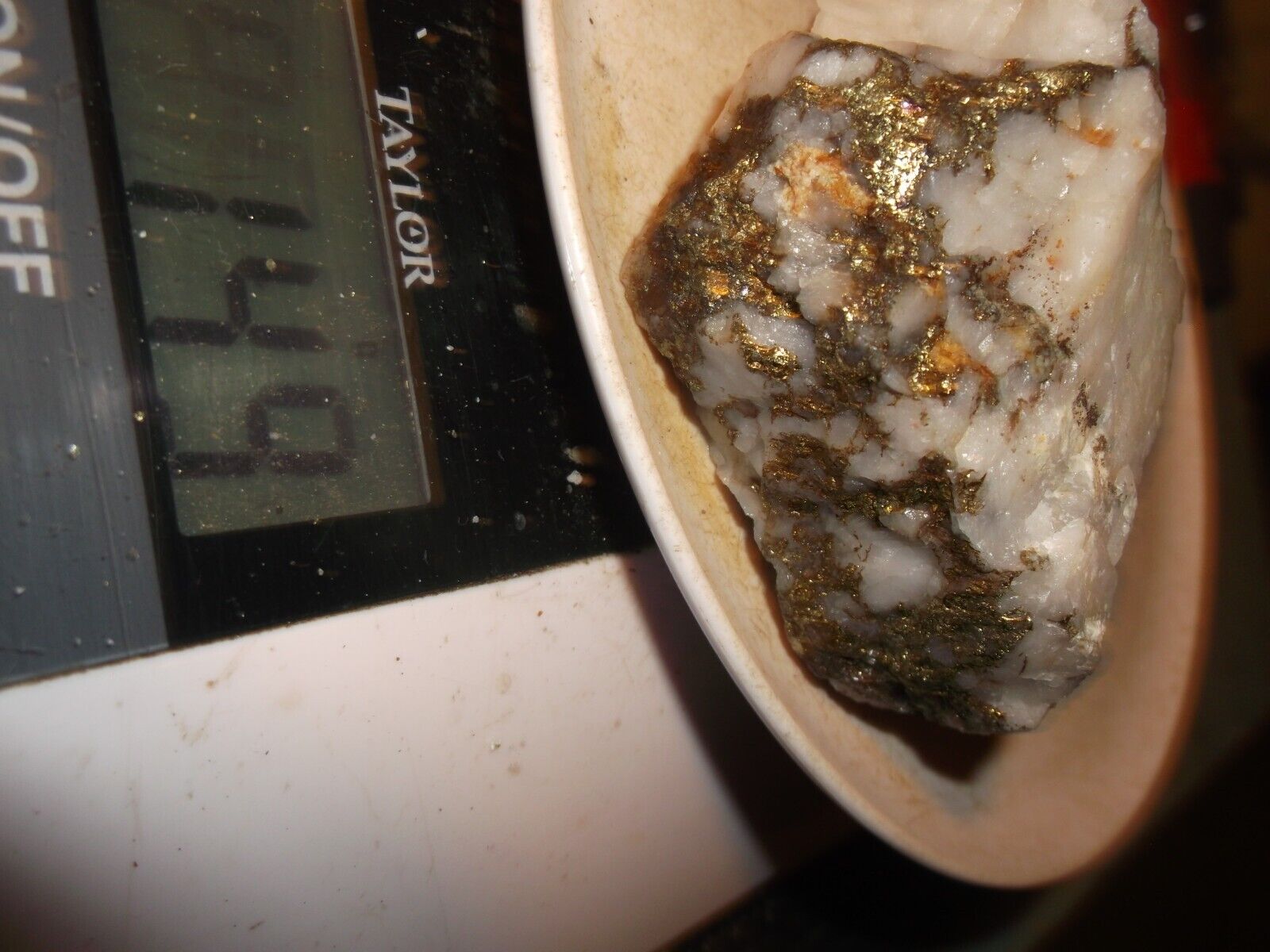 gold silver copper ore, 149 grams samples ,ore high grade .