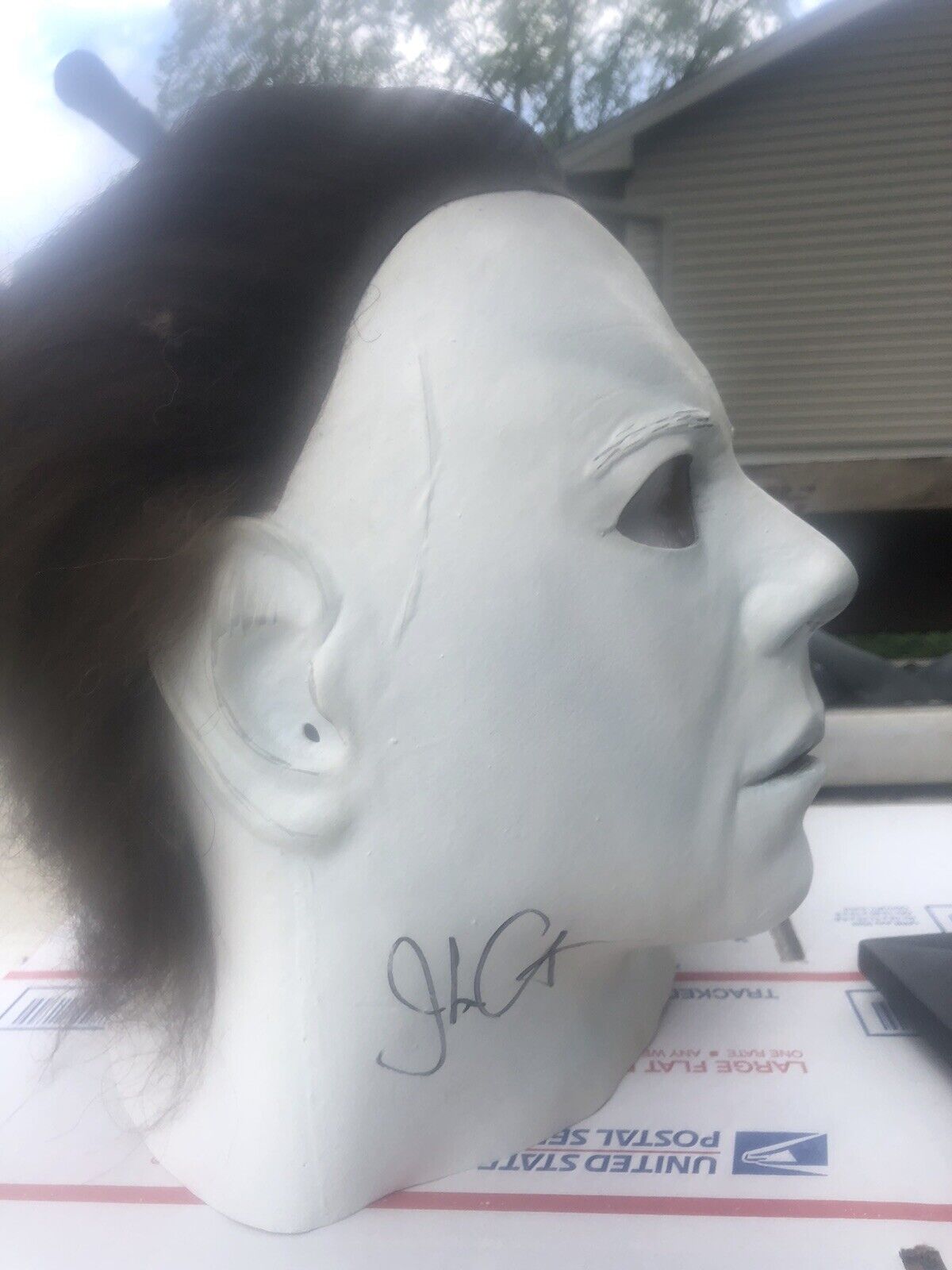New Trick or Treat Studios Halloween Mask signed by John Carpenter