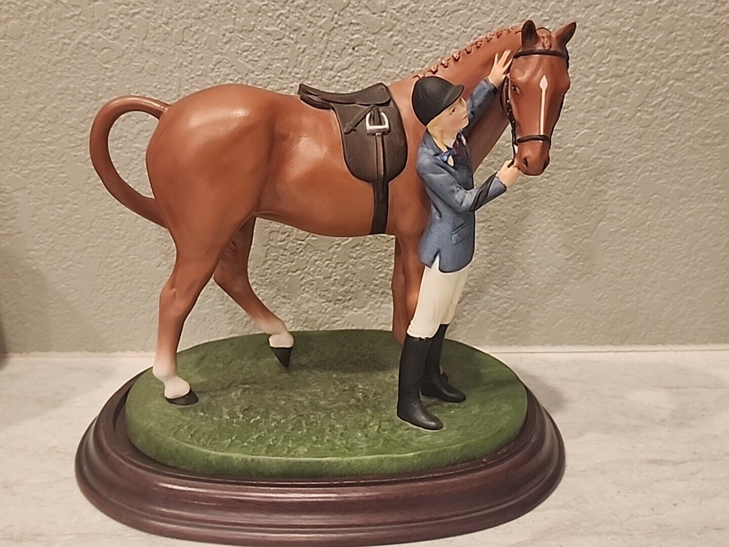 Franklin Mint Horse Figurine The British Horse Society FIRST PRIZE 1987 