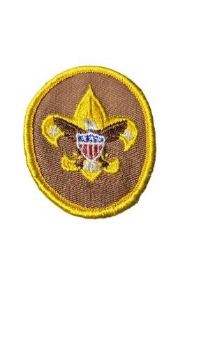 Tenderfoot Rank Patch 1975-1989 TFB-1-7-04 Threadbreak Boy Scouts of America BSA