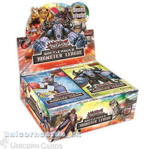 YuGiOh Battle Pack 3: Monster League: 1st Edition Sealed Box x 36 Booster Packs