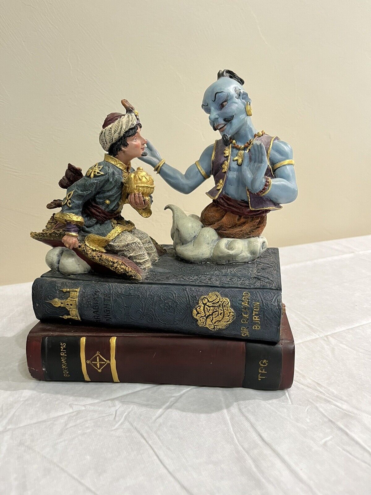 Aladdin Arabian Nights Scultpure Curio Box by Bookworms The Pennywhistle Group