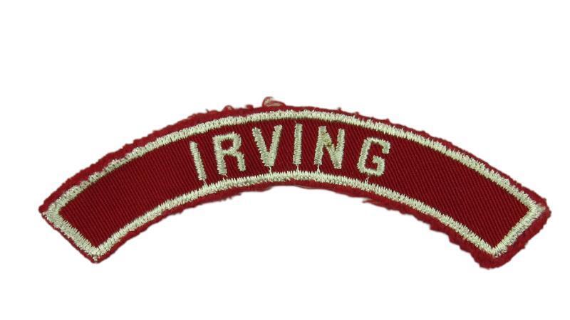 IRVING Red and White Community Strip RWS worn [Z1977]
