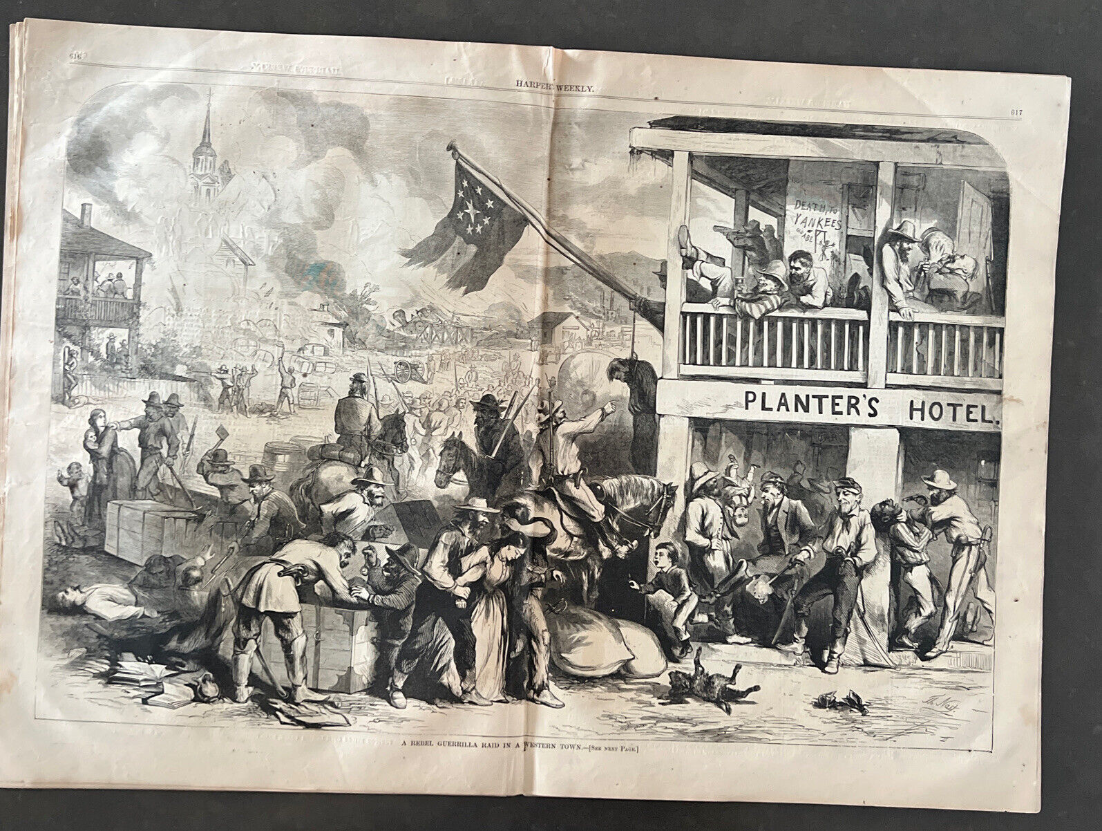 Harper\'s Weekly 9/27/1862 John Morgan raid / Invasion Maryland/ Stuart\'s 1st VA