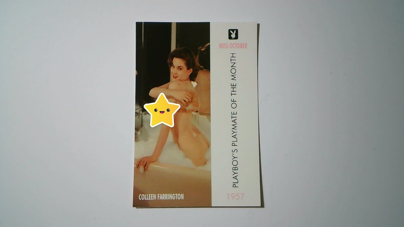 1997 Playboy Centerfold Collector Card October 1957 #12 Colleen Farrington