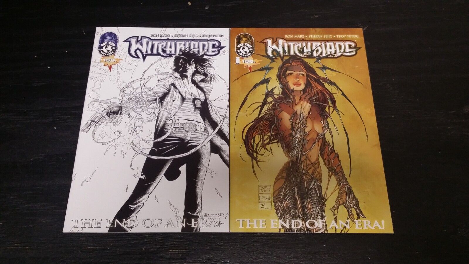 2011 TOP COW PRODUCTIONS WITCHBLADE #150 COVER D + 1:10 SKETCH VARIANT VF/NM