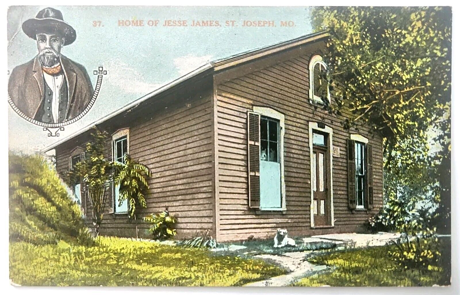 Postcard House of Jesse James St Joseph Missouri Unused DB Postcard 