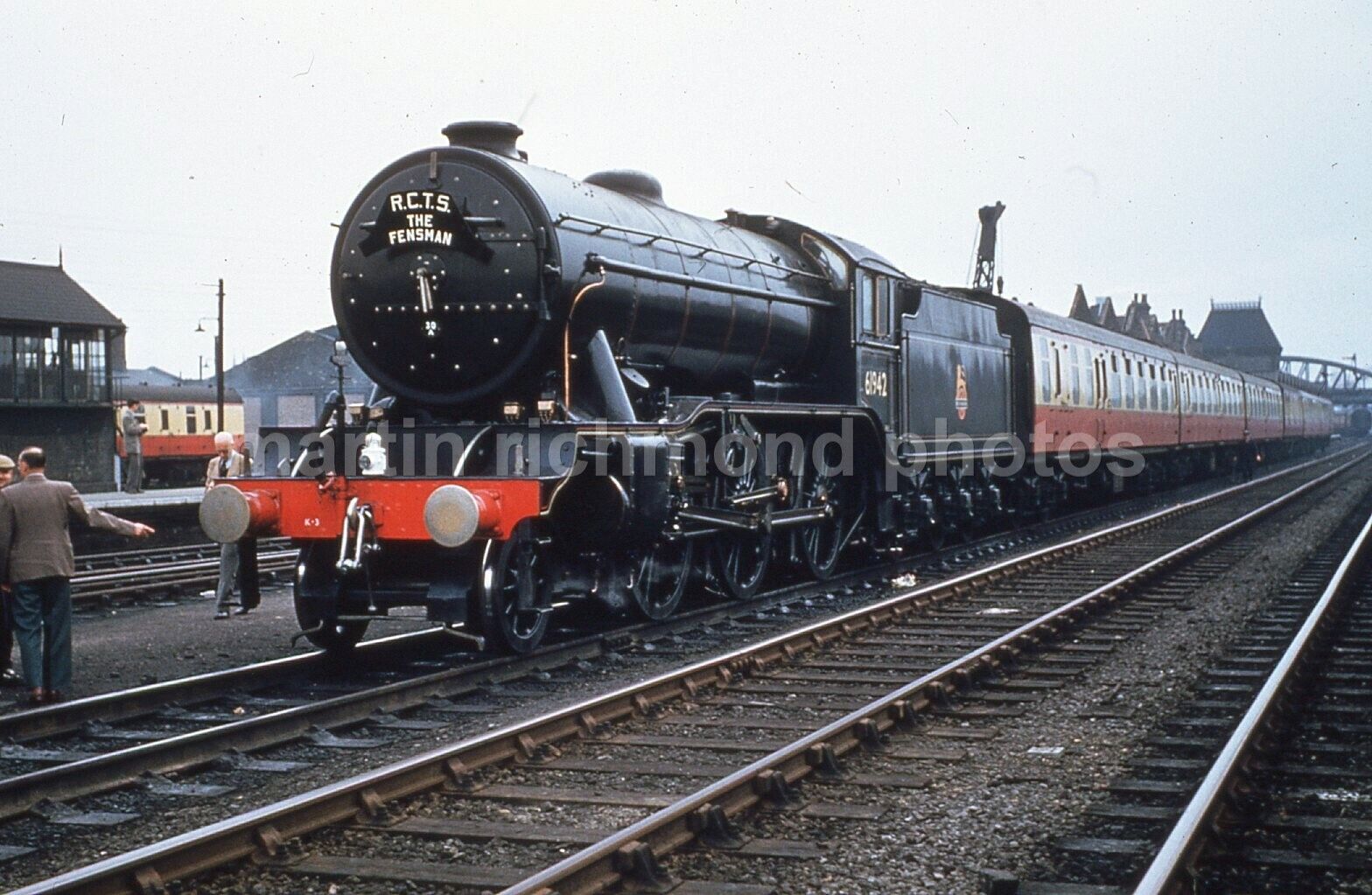 Colour-Rail Slide BRE 943 Peterborough East K3 61942 1956 CR138
