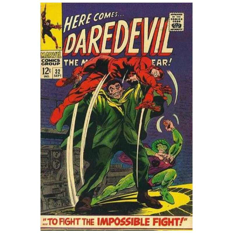 Daredevil (1964 series) #32 in Fine minus condition. Marvel comics [y