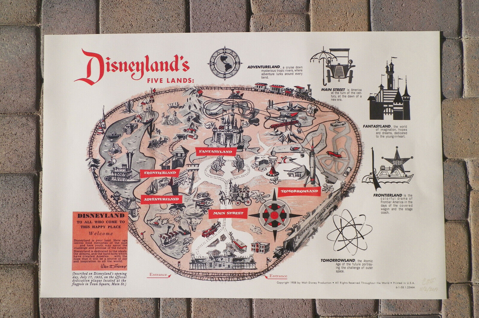 1958 Disneyland \