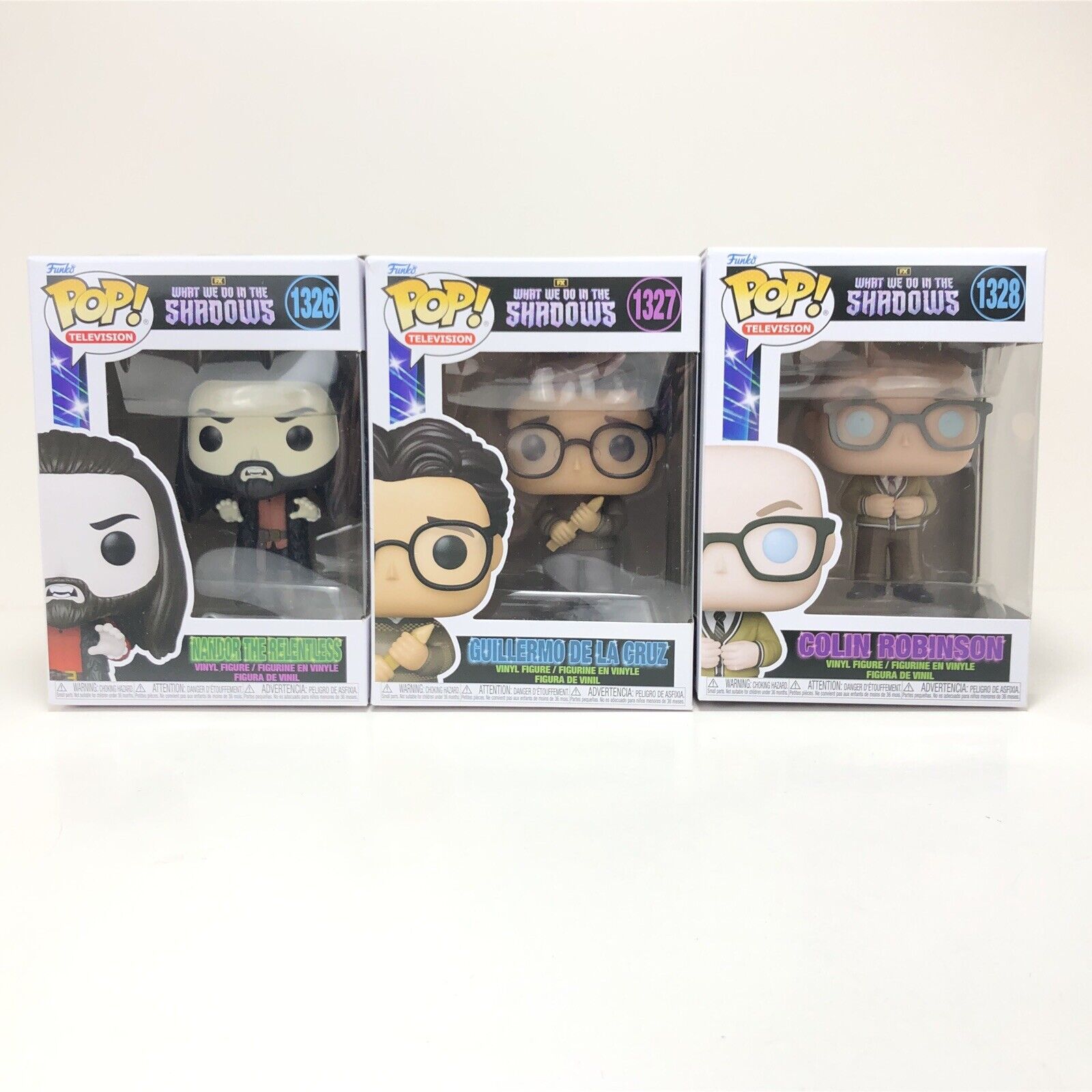 Funko Pop What We Do In The Shadows 3 Lot Nandor Guillermo Colin Vinyl Figures