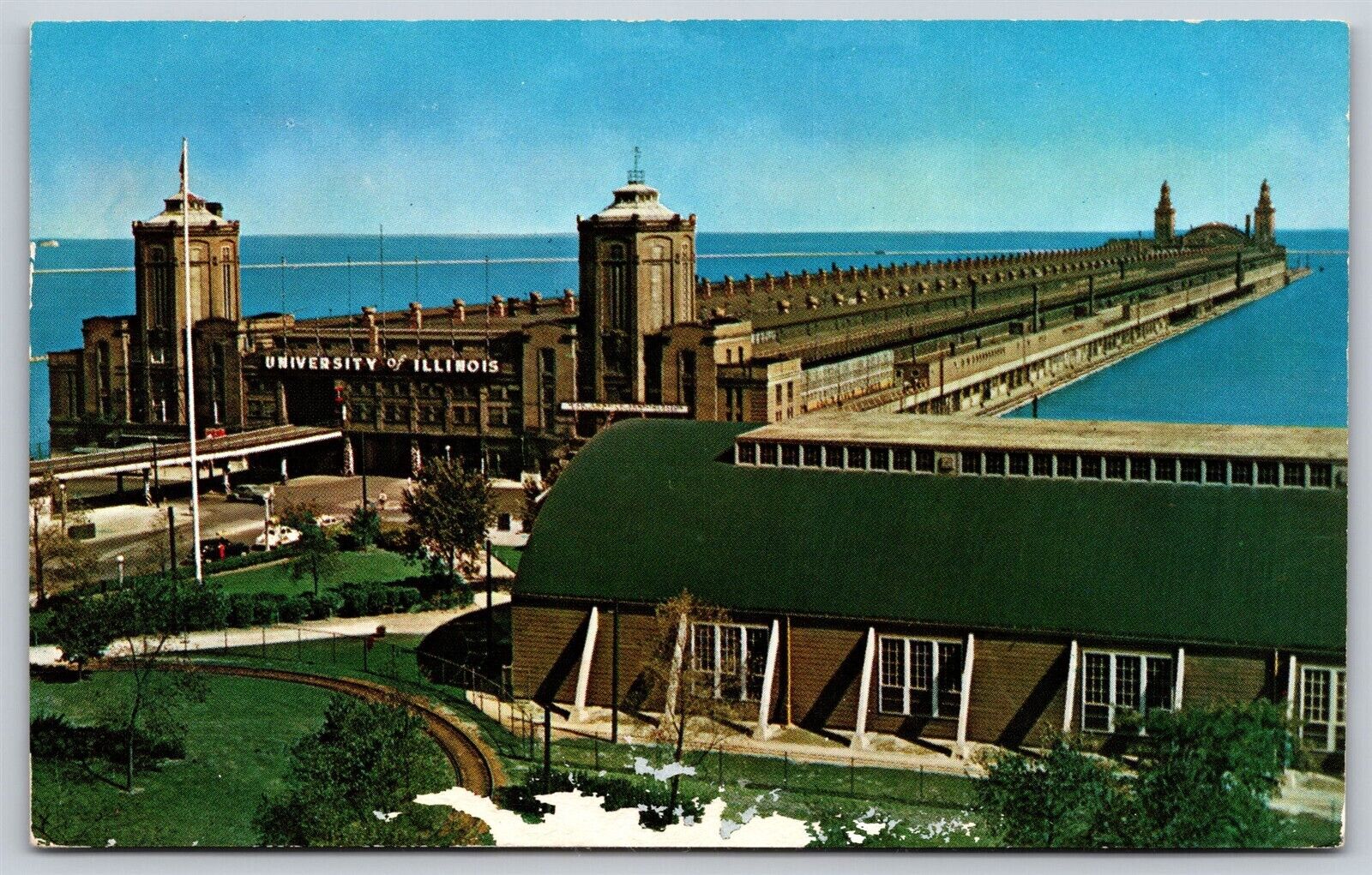 Postcard Navy Pier in Chicago IL 1959 B169
