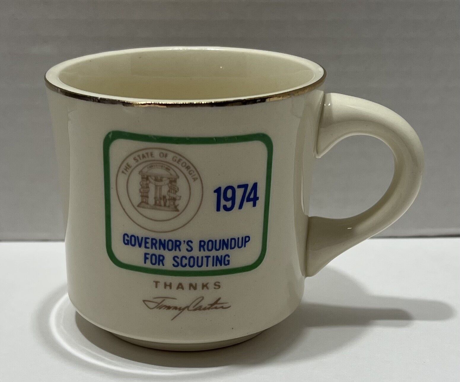 1974 Governor's Roundup For Scouting The State Of Georgia  Mug BSA Jimmy Carter