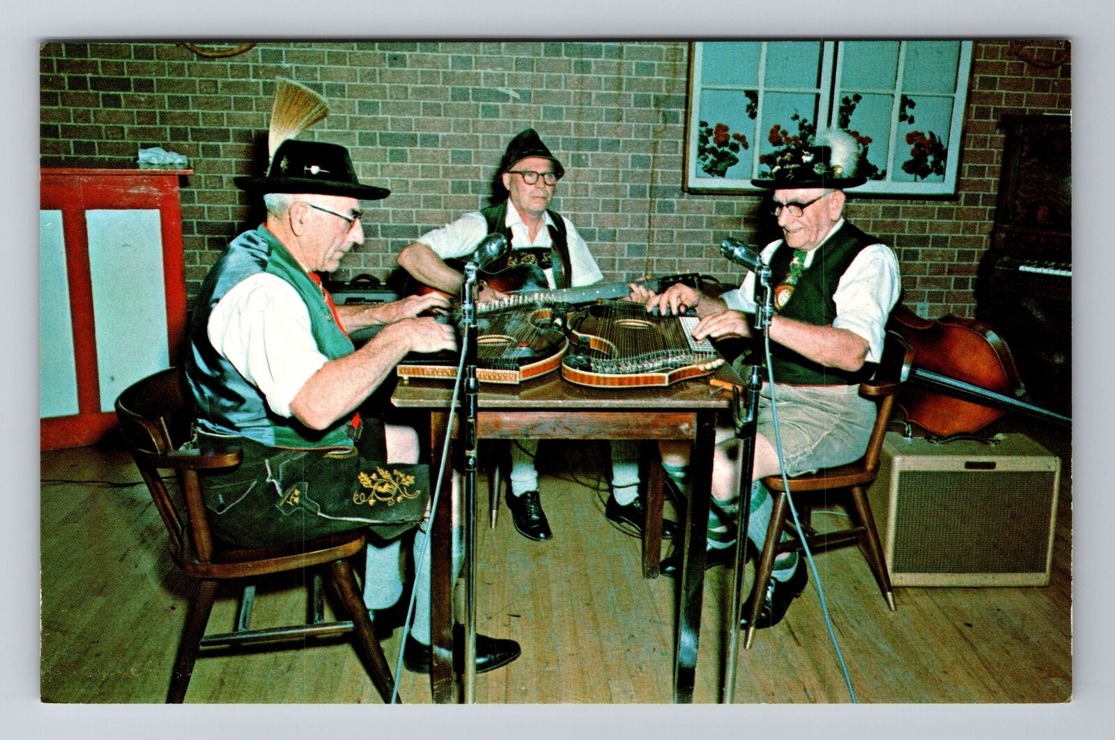Frankenmuth MI-Michigan, Edelweiss Trio, Antique Vintage Souvenir Postcard