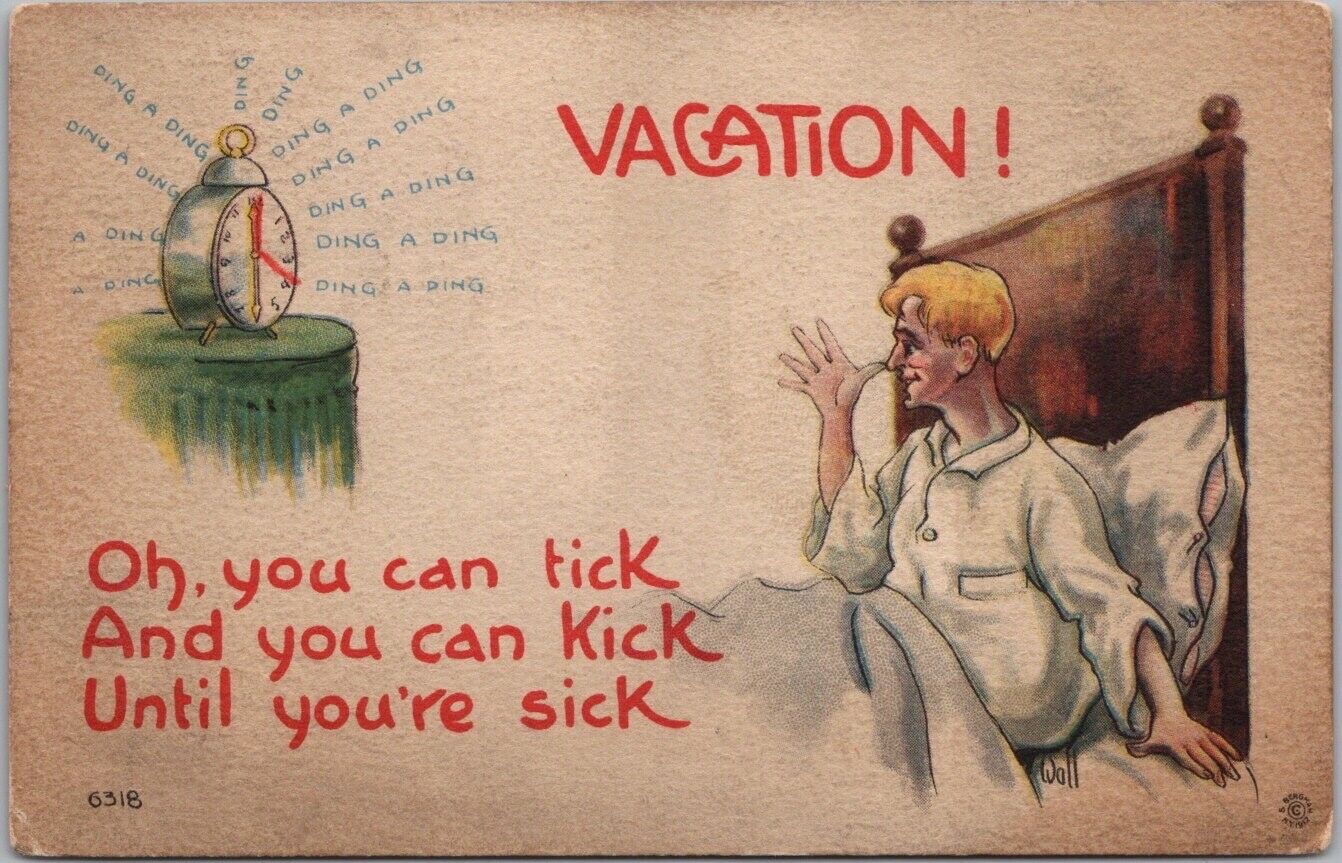 Vintage Comic Greetings Postcard \