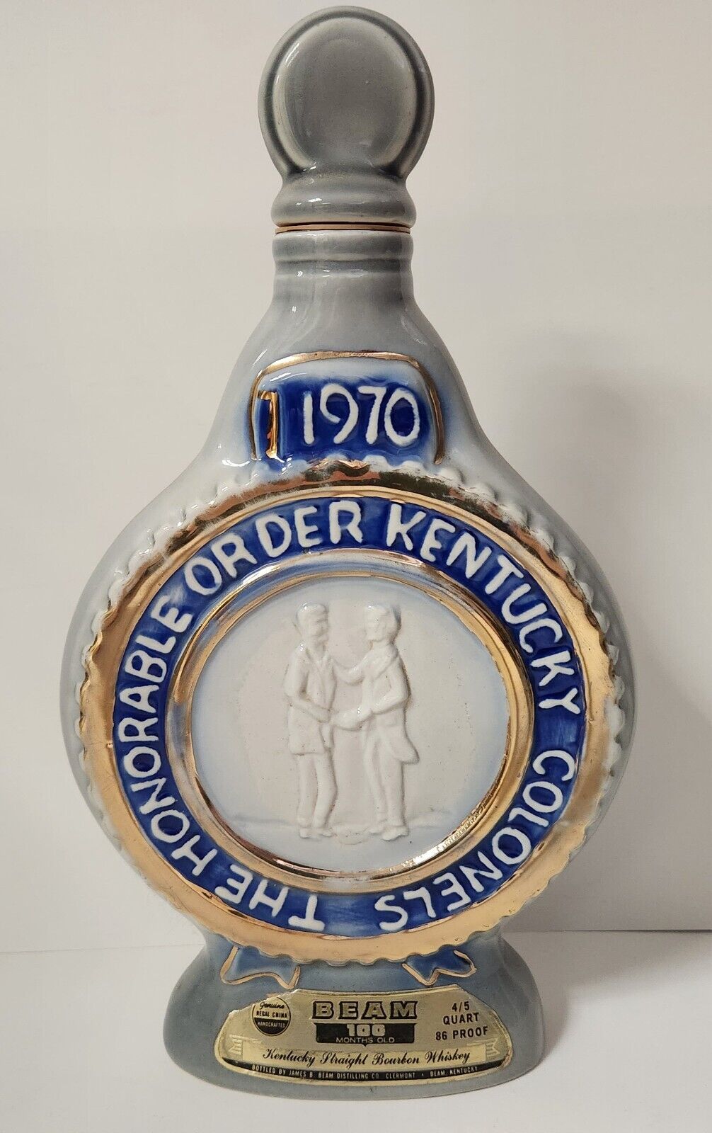 1970 ‘The Kentucky Colonel’s Barbeque’ Jim Beam Decanter