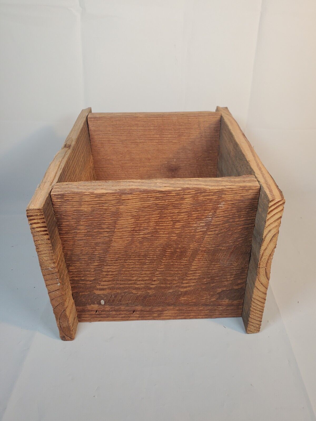 Primitive Antique Wooden Box With Some Patina | Farmhouse Decor | Storage Misc