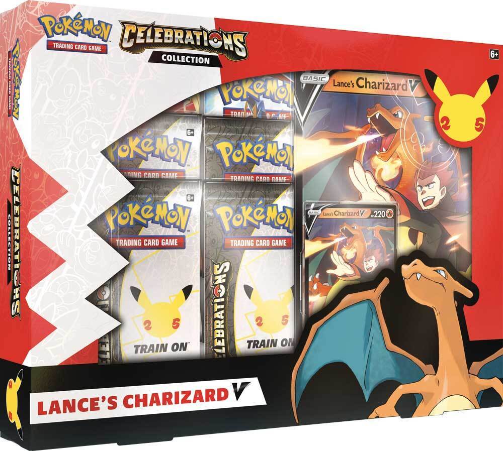 Pokemon Celebrations Lance\'s Charizard V Collection