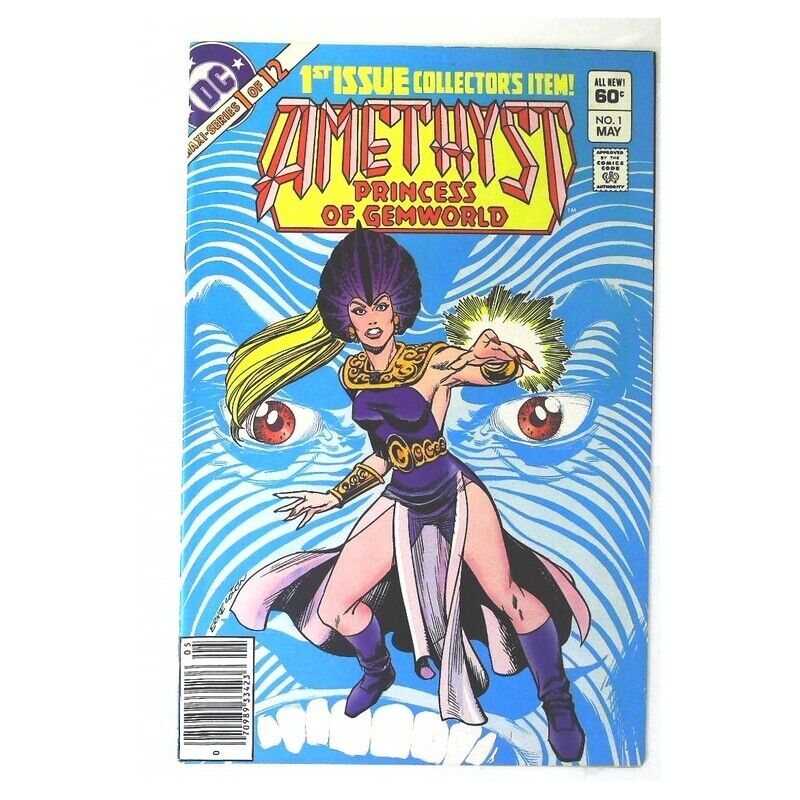 Amethyst: Princess of Gemworld #1 Newsstand in NM minus condition. DC comics [f`