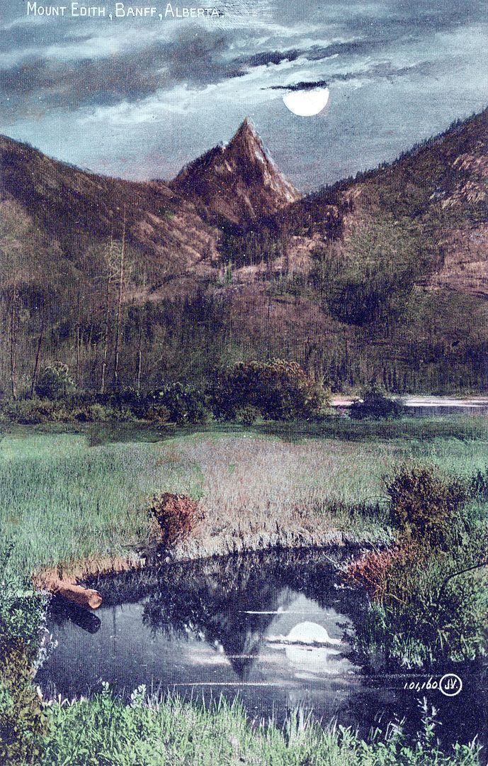 BANFF AB - Mount Edith Postcard